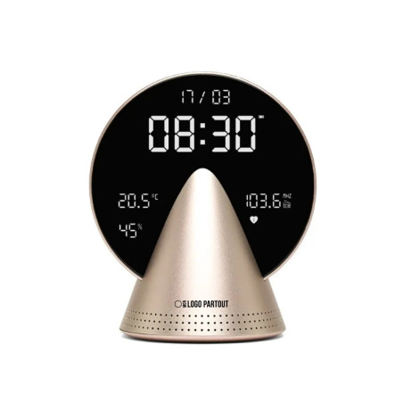 Radio réveil personnalisée Lexon® Conic Clock 