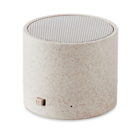 Enceinte en paille de blé et ABS Round Bass+ 