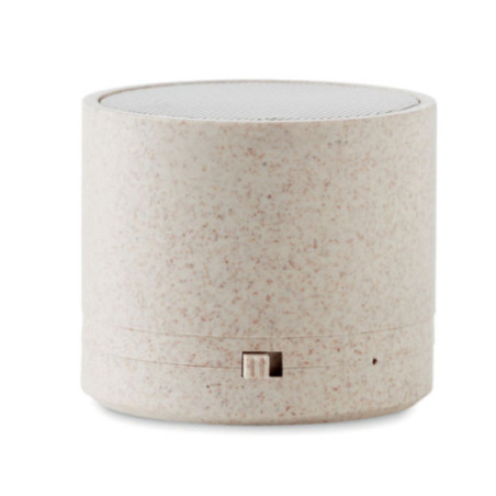 Enceinte en paille de blé et ABS Round Bass+ 