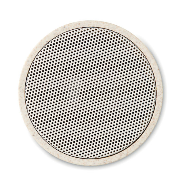 Enceinte en paille de blé et ABS Round Bass+ 