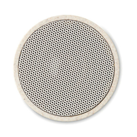 Enceinte en paille de blé et ABS Round Bass+ 