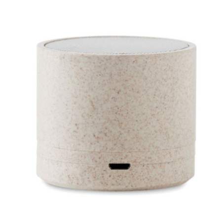 Enceinte en paille de blé et ABS Round Bass+ 