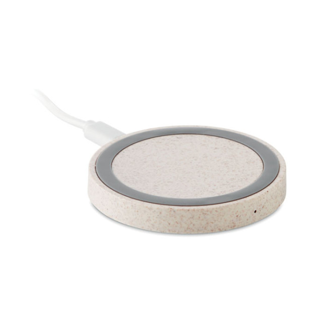 Chargeur sans fil en paille de blé et ABS Plato+ 