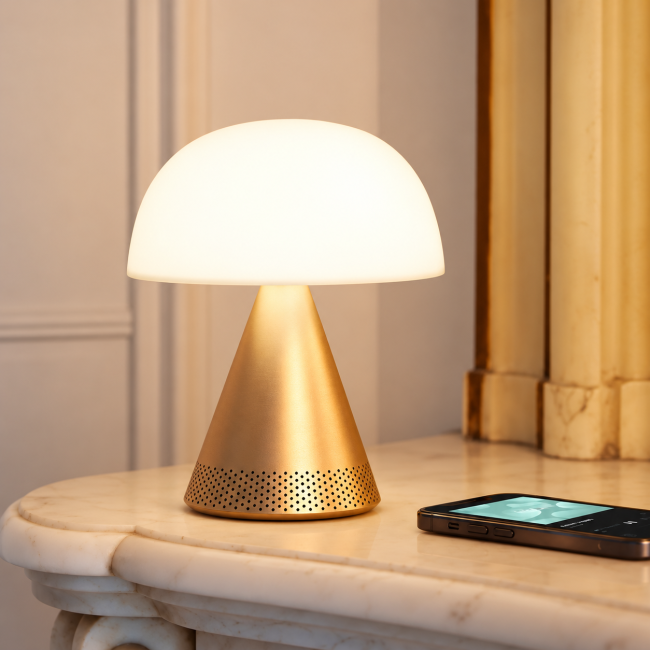 Lampe LED personnalisée Lexon® Mina L Audio 