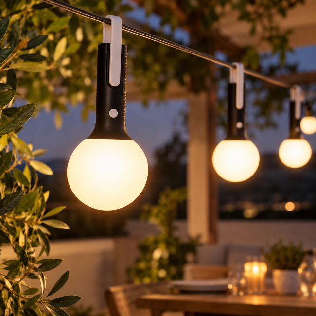 Lampe LED multiposition Lexon® Bolla+ 