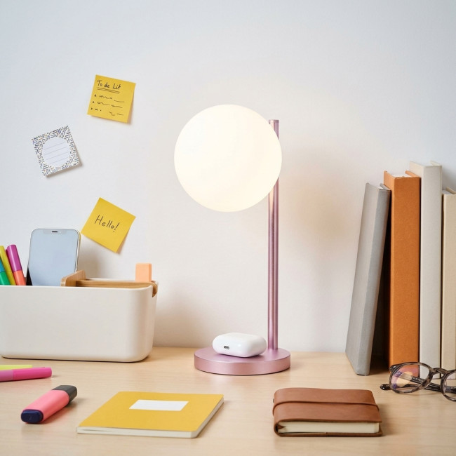 Lampe avec chargeur induction Lexon® Bubble Lamp 