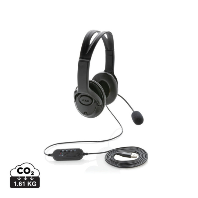 Casque audio personnalisé filaire 