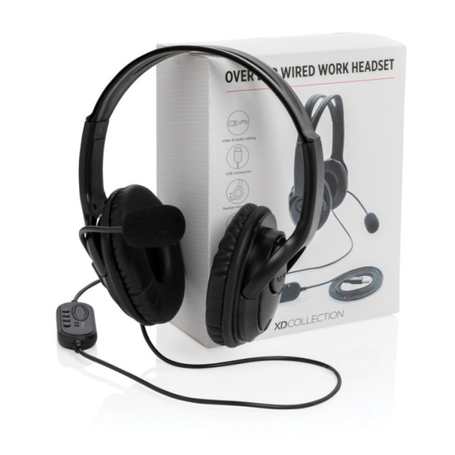 Casque audio personnalisé filaire 