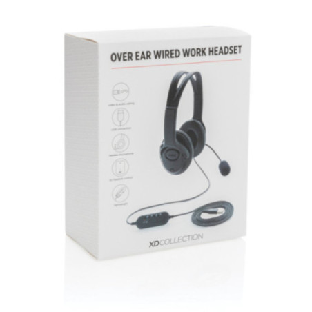 Casque audio personnalisé filaire 