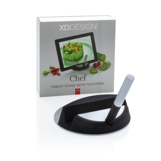 Support pour tablette personnalisé avec stylet Chef 