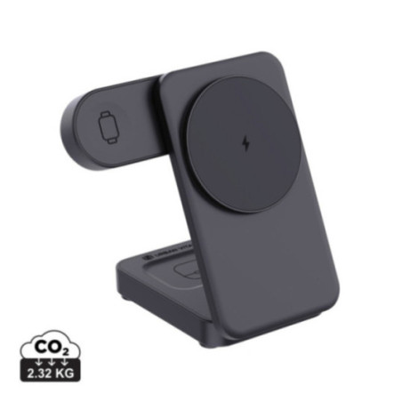 Chargeur 3-en-1 en ABS recyclé Urban Vitamin Arcadia 