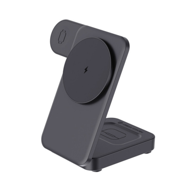 Chargeur 3-en-1 en ABS recyclé Urban Vitamin Arcadia 