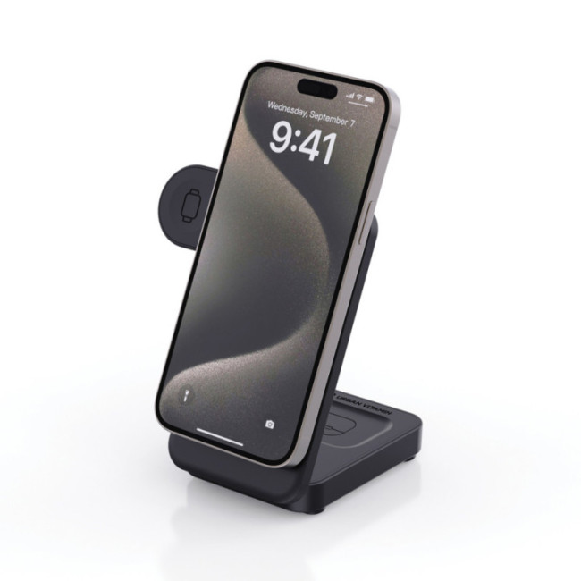 Chargeur 3-en-1 en ABS recyclé Urban Vitamin Arcadia 