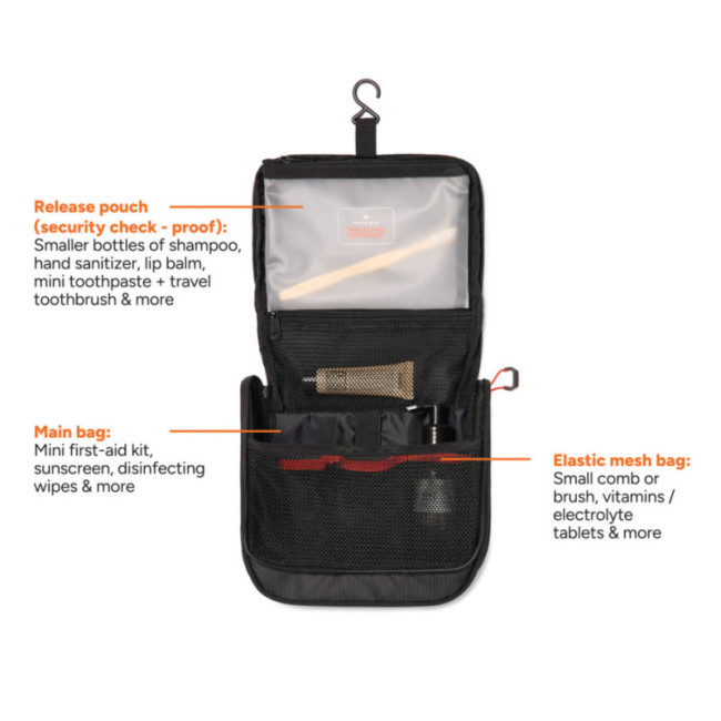 Trousse de toilette personnalisée Nordic Drift Trail 3L 