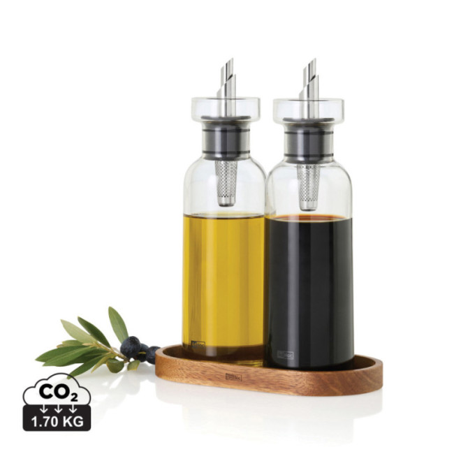 Set bouteilles à huile et vinaigre AdHoc AromaPour 