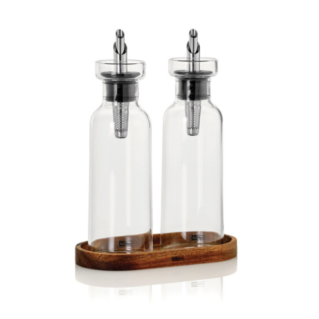 Set bouteilles à huile et vinaigre AdHoc AromaPour 