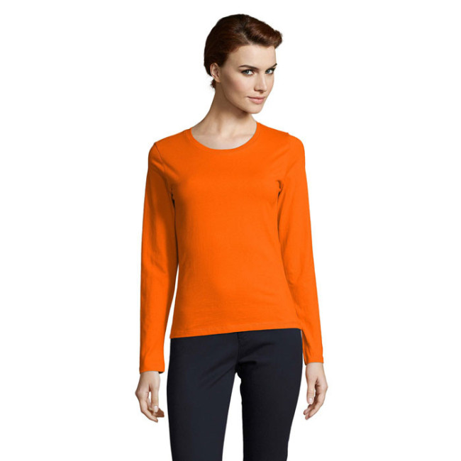 T-shirt personnalisé manches longues Imperial Femme 