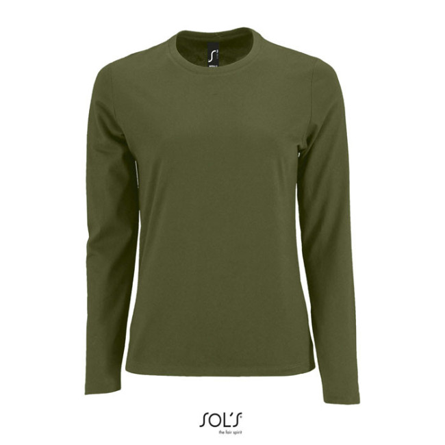 T-shirt personnalisé manches longues Imperial Femme 