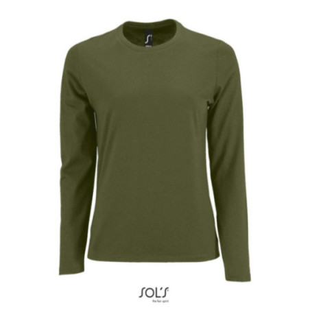T-shirt personnalisé manches longues Imperial Femme 