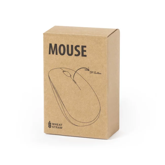 Souris en paille de blé personnalisée Estiky