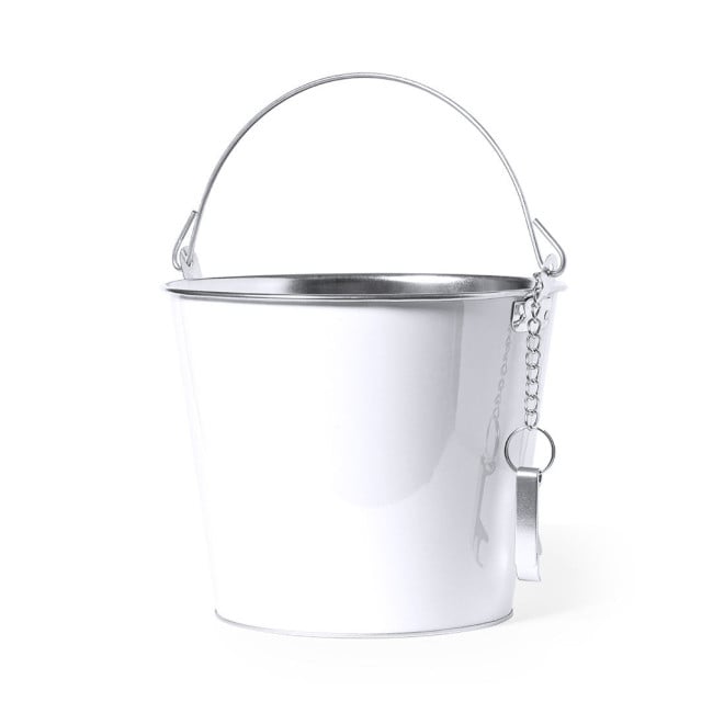 Seau métallique avec ouvre-bouteille Duken 