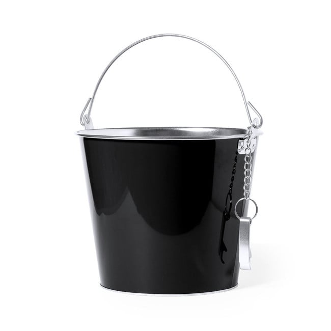 Seau métallique avec ouvre-bouteille Duken 