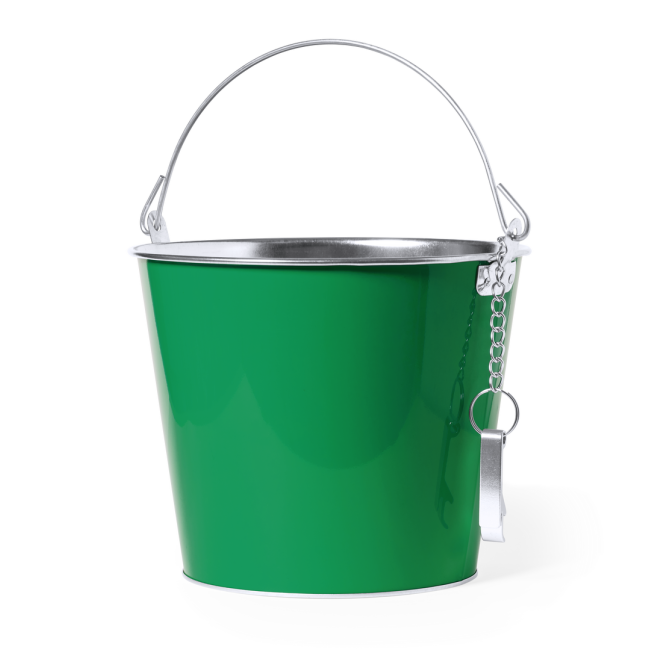 Seau métallique avec ouvre-bouteille Duken 
