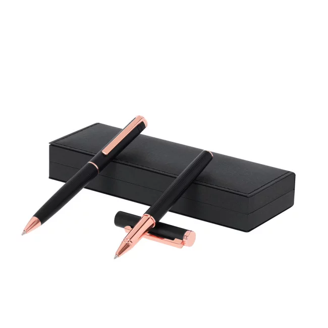 Coffret stylo et roller publicitaire Blexa 