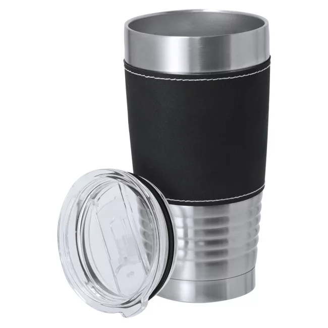 Mug de voyage publicitaire isotherme Zuncex 420 ml 