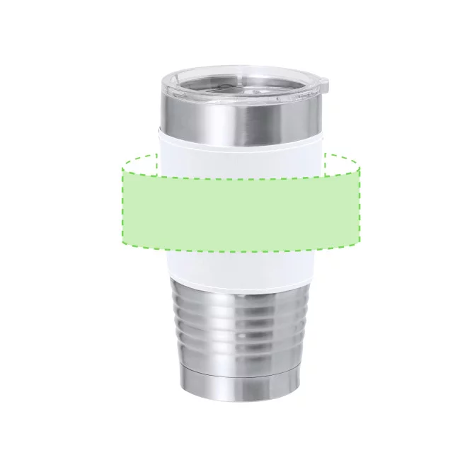 Mug de voyage publicitaire isotherme Zuncex 420 ml 