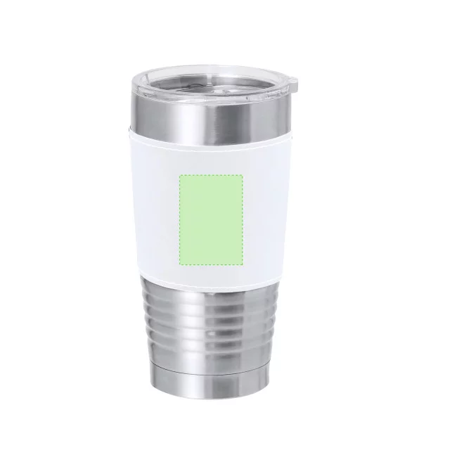 Mug de voyage publicitaire isotherme Zuncex 420 ml 
