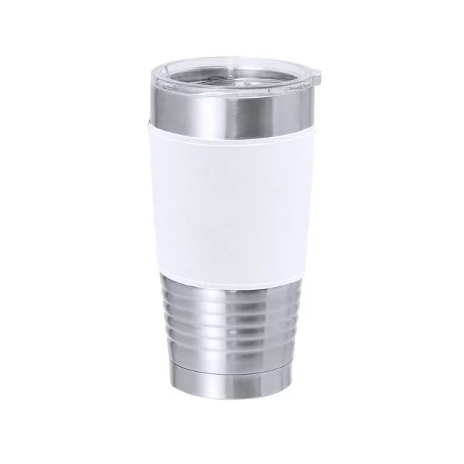 Mug de voyage publicitaire isotherme Zuncex 420 ml 