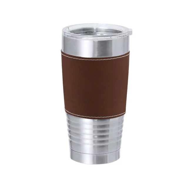 Mug de voyage publicitaire isotherme Zuncex 420 ml 