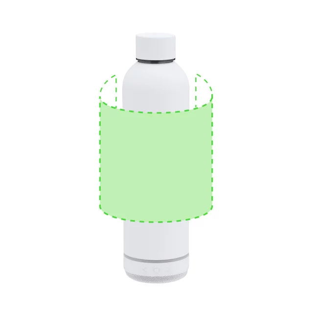 Bouteille isotherme avec enceinte publicitaire Meflex 540 ml 