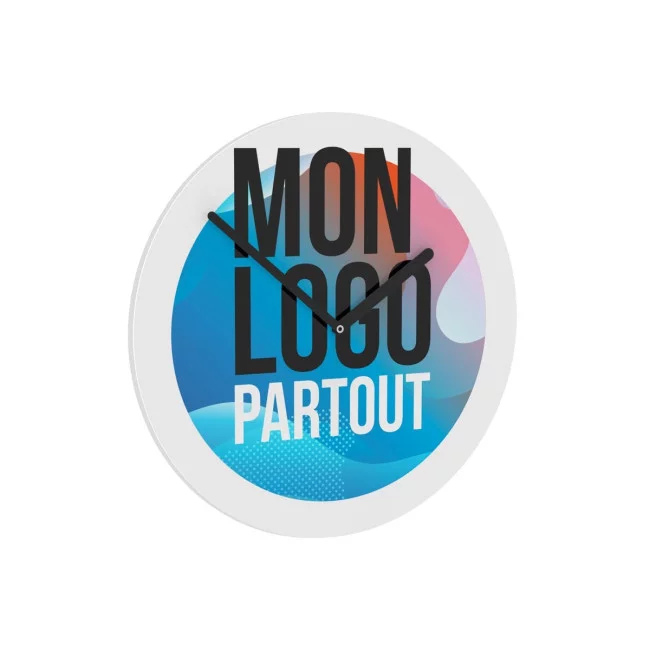 Horloge publicitaire Round 24 cm