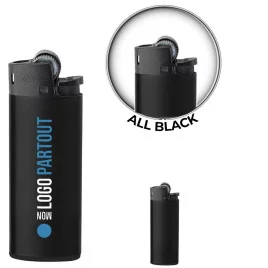 Briquet Mini BIC ® J25 All Black Publicitaire
