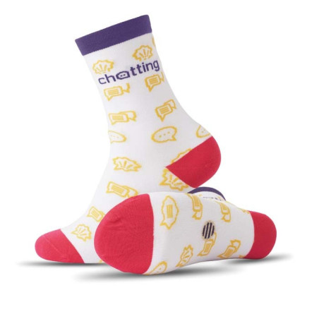 Chaussettes personnalisées en coton Jacquard 