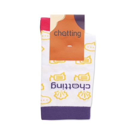 Chaussettes personnalisées en coton Jacquard 