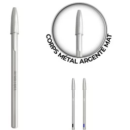 Stylo publicitaire Bic ® Cristal Re'New - couv