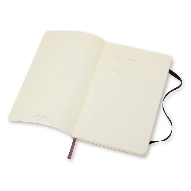 Carnet Moleskine ® Personnalisé Pocket Couverture Souple Carnet Moleskine ® Personnalisé Pocket Couverture Souple - ouvert