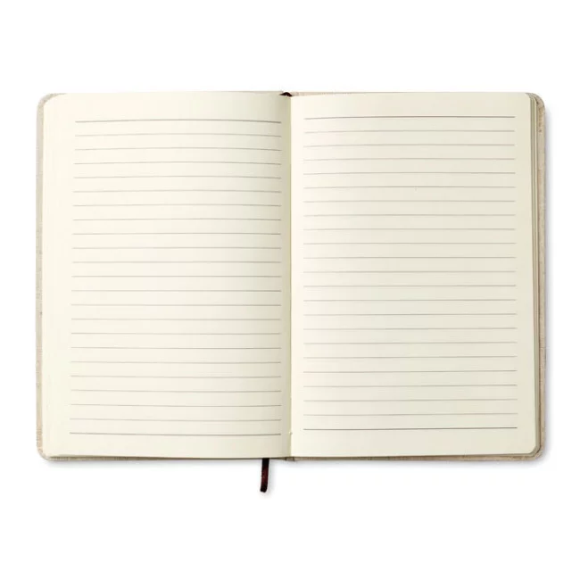 Carnet A5 Publicitaire Toile Ligné