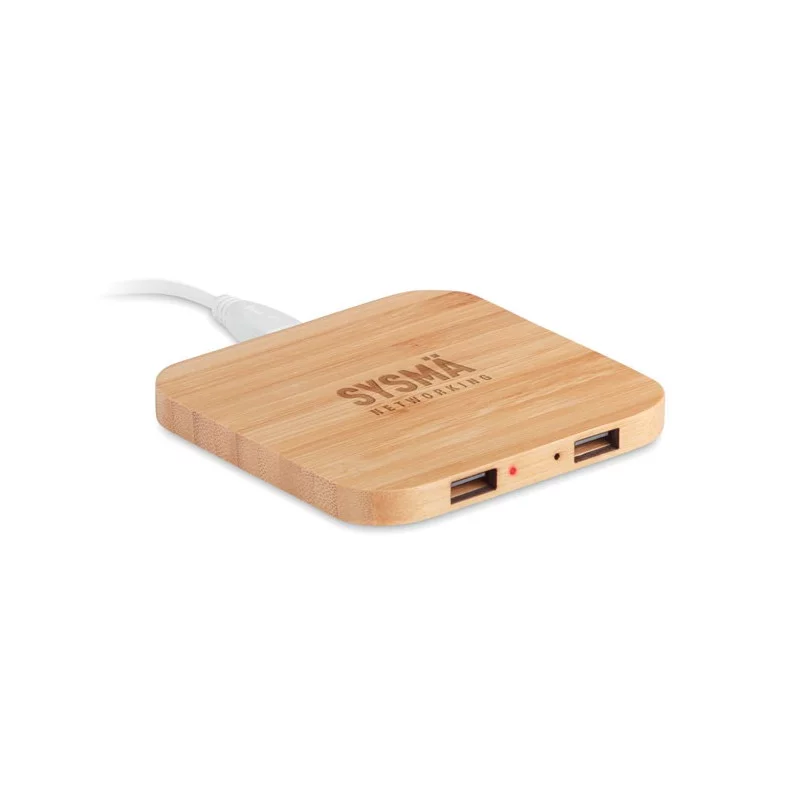 Chargeur induction bambou...