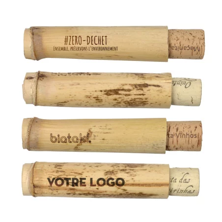 Cendrier publicitaire en bambou Cendrier publicitaire écologique - divers - laboiteaobjets.com