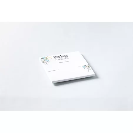 Carte de 9 carrés de chocolat publicitaire Carte de 9 carrés de chocolat publicitaire - 2