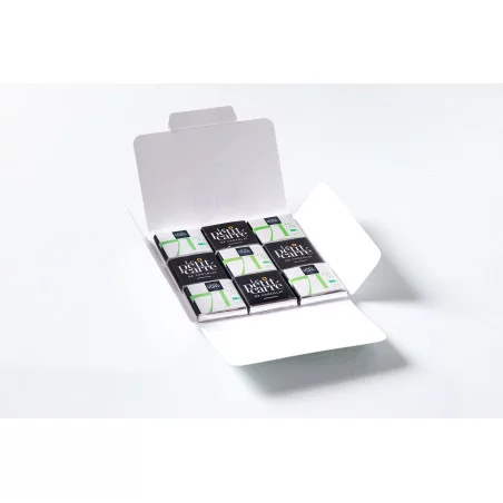 Carte de 9 carrés de chocolat publicitaire Carte de 9 carrés de chocolat publicitaire - 3