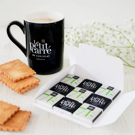 Carte de 9 carrés de chocolat publicitaire Carte de 9 carrés de chocolat publicitaire - 6