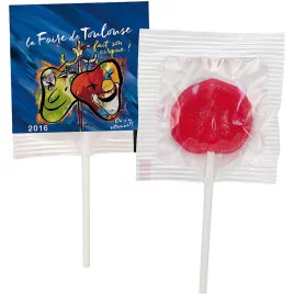 Sucette publicitaire ronde...