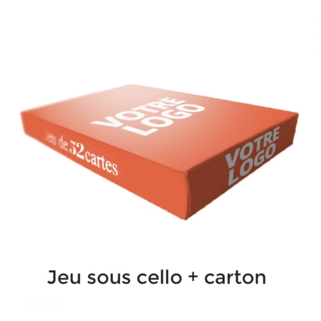 Jeu de 55 Cartes Publicitaire Rami - Boîte 2 Jeu de 55 Cartes Publicitaire Bridge Jeu de 55 Cartes Publicitaire Rami - Boîte 2