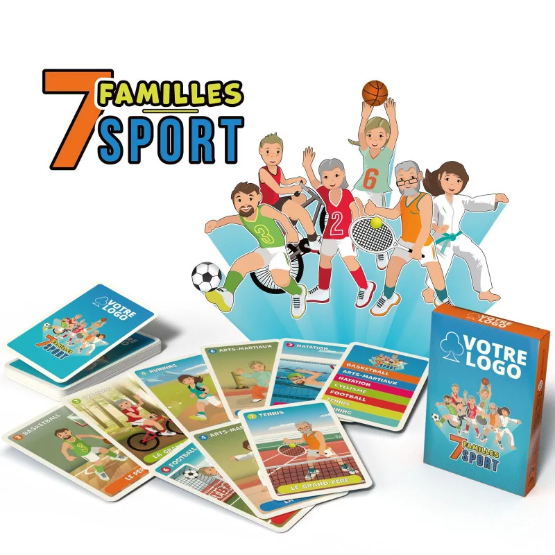 Jeu de 7 Familles Personnalisé - sport