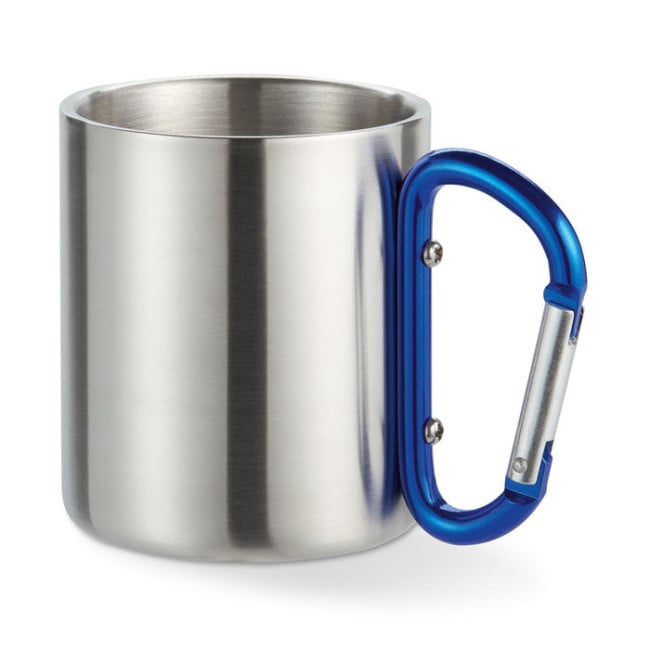 Mug en Inox Publicitaire Mousqueton 220 ml 